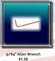 5/64” Allen Wrench $1.50